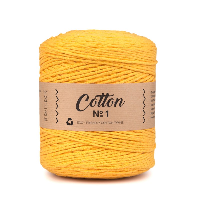 Cotton Macrame No1 Κίτρινο 57 - 3mm 